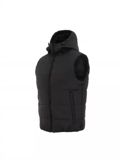Puffer Hooded Vest (front)
