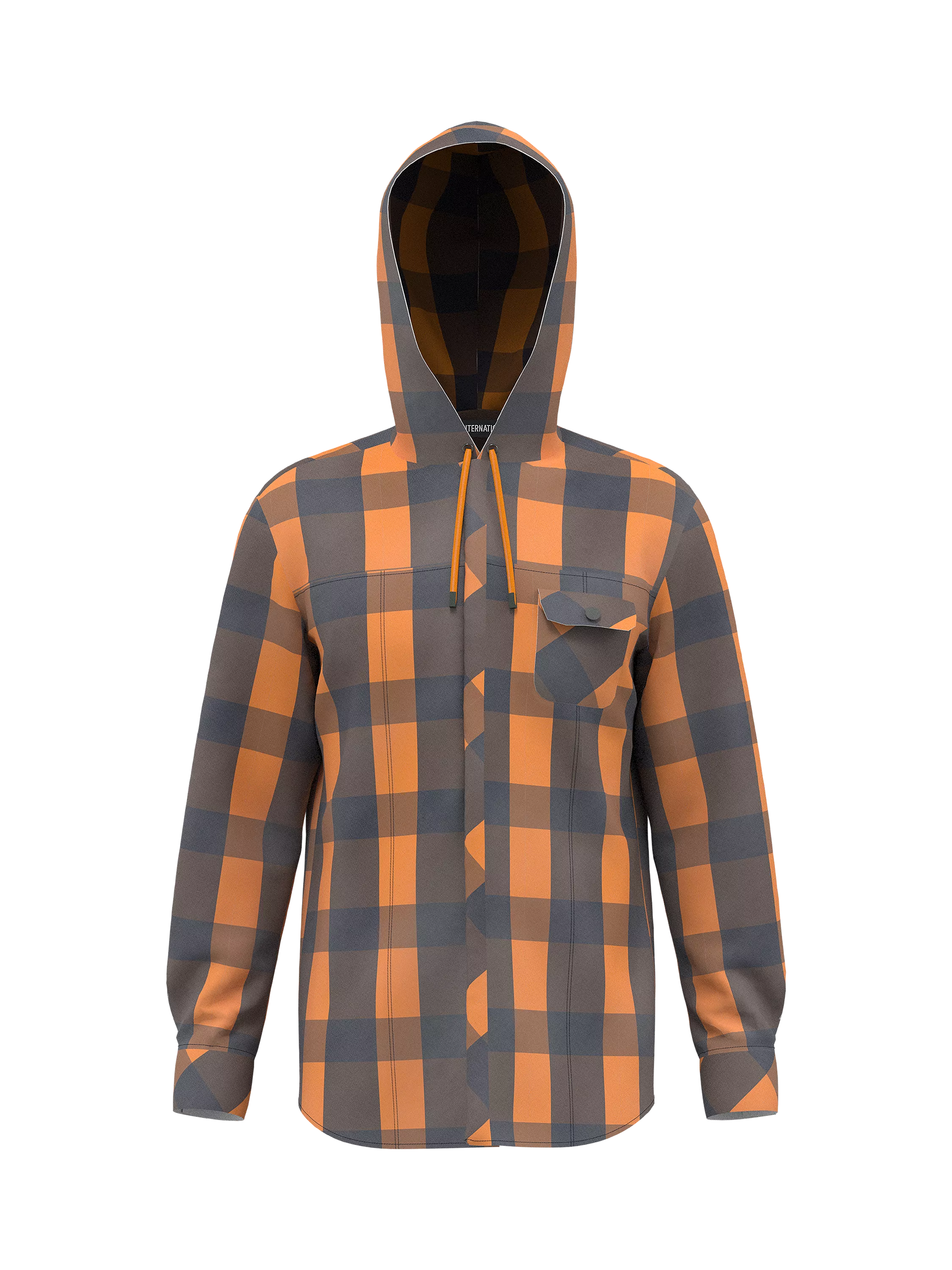 Overshirt With Hood (front)