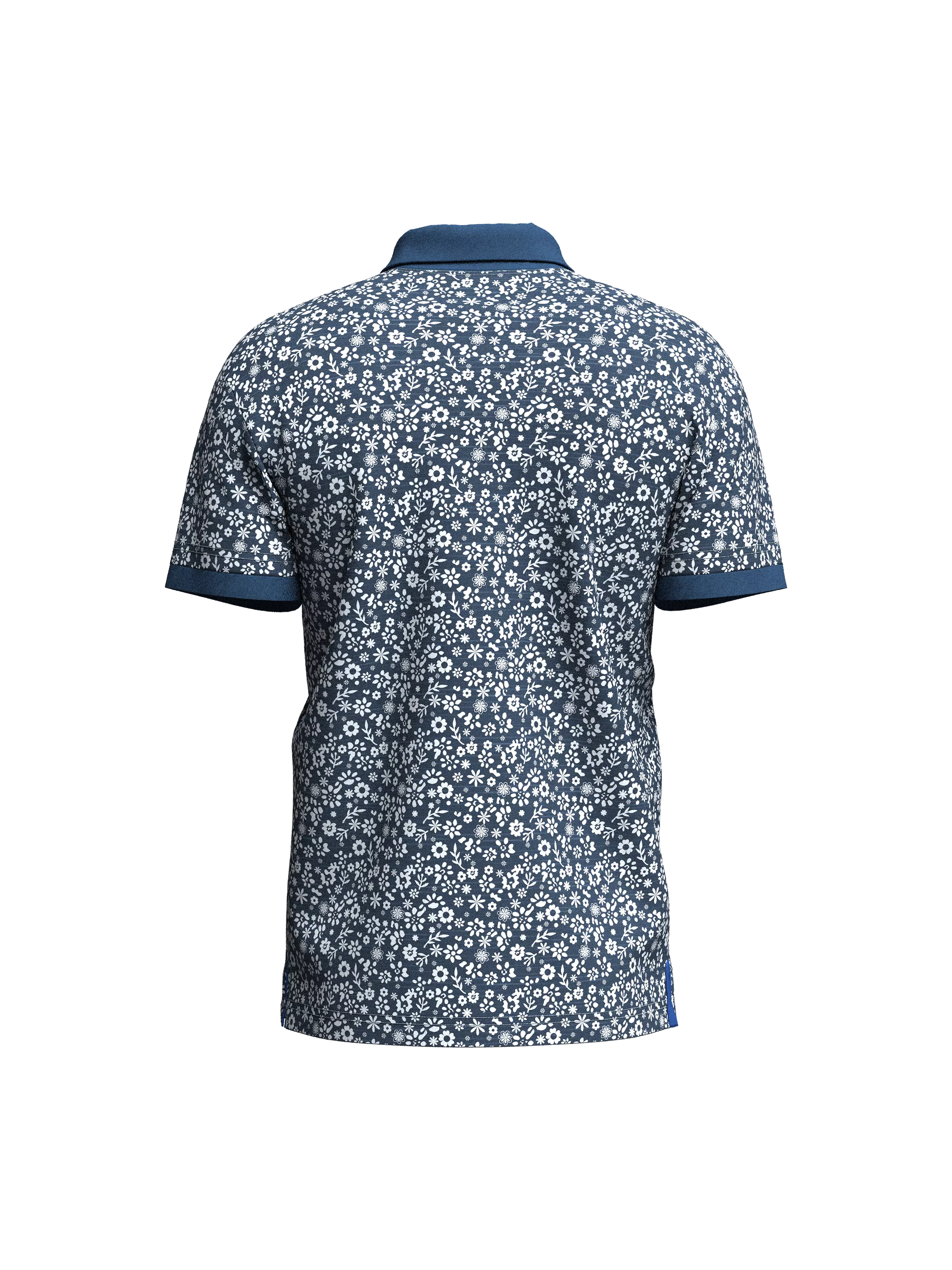 Polo T-Shirt With All Over Print (back)