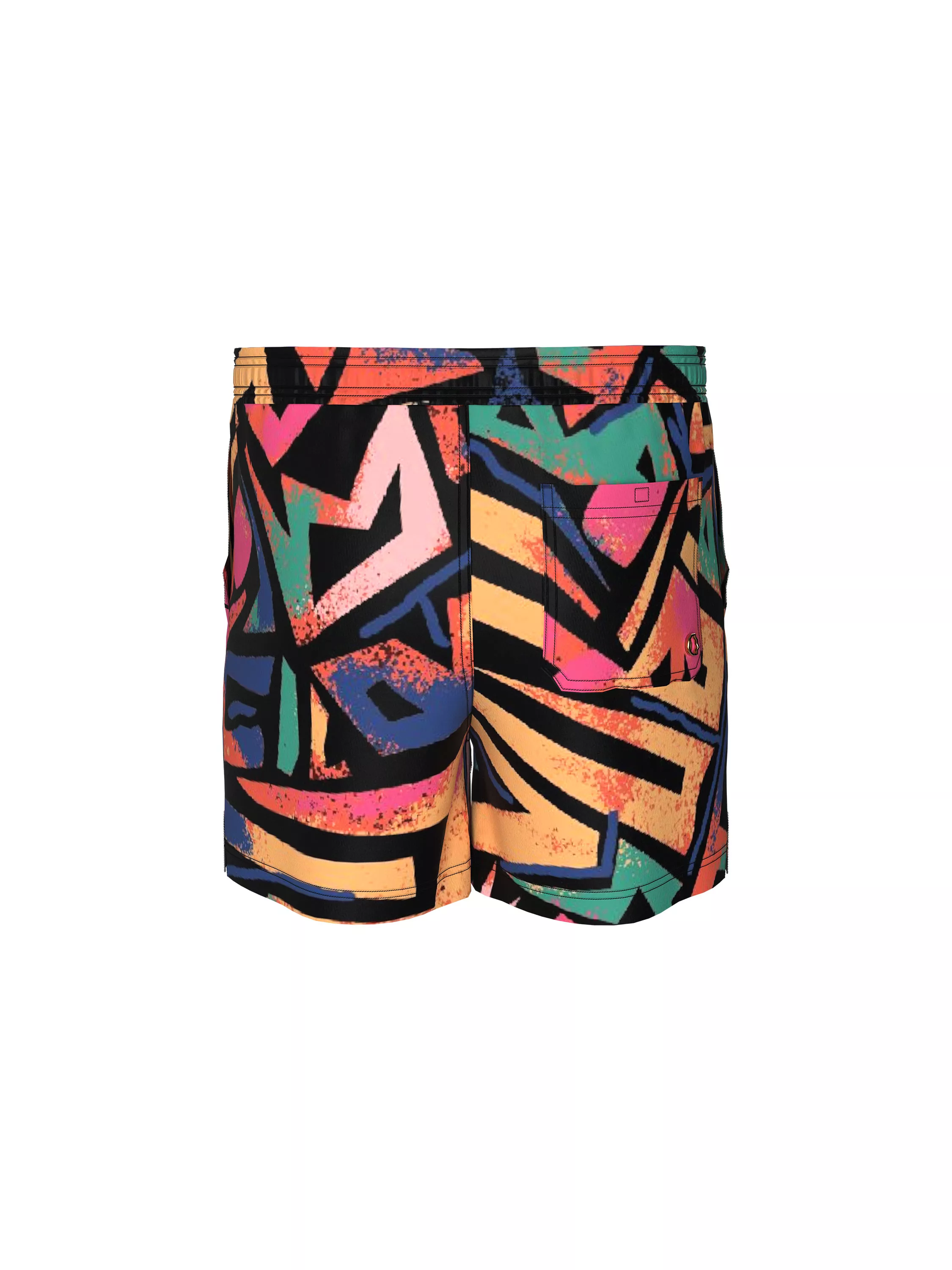 Printed Swim Shorts (back)