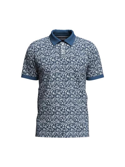 Polo T-Shirt With All Over Print (front)