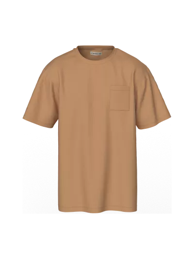 Round Neck T-Shirt With Pocket (front)